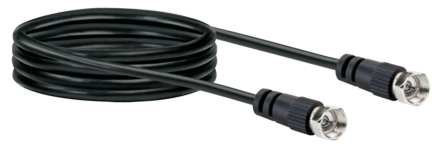Schwaiger cavo SAT antenna F-F 75 dB nero 3 m