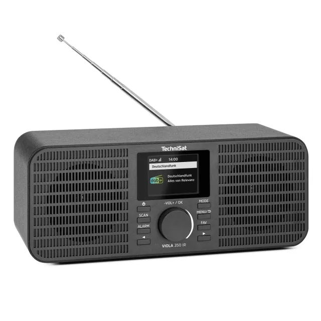 TechniSat Viola 350 IR radio internet DAB+ nero