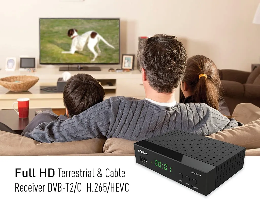 Edision Picco T265+ Decoder Digitale Terrestre Full HD
