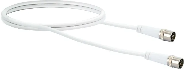 Schwaiger Cavo Modem Antenna IEC 1,5m Bianco
