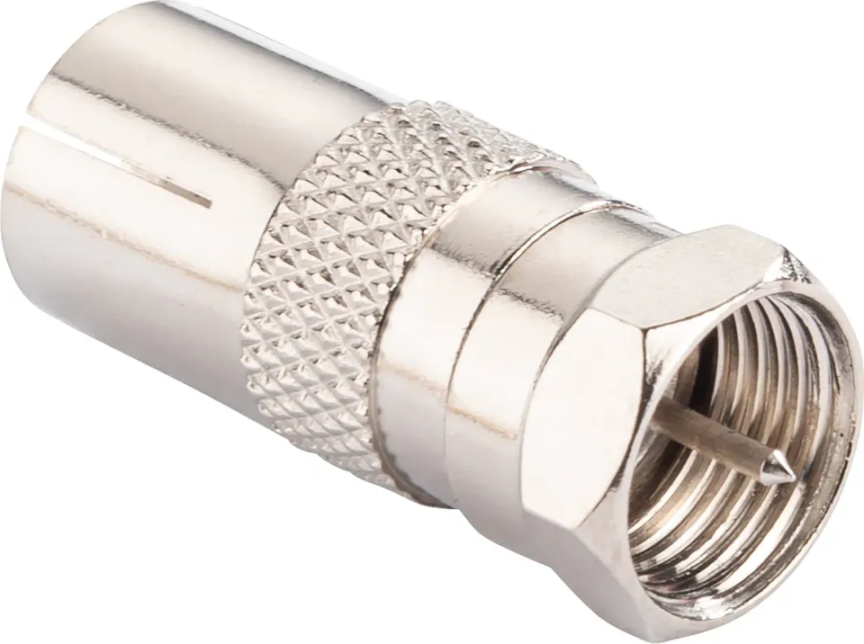 Schwaiger Adattatore antenna IEC-F argento 1 pz