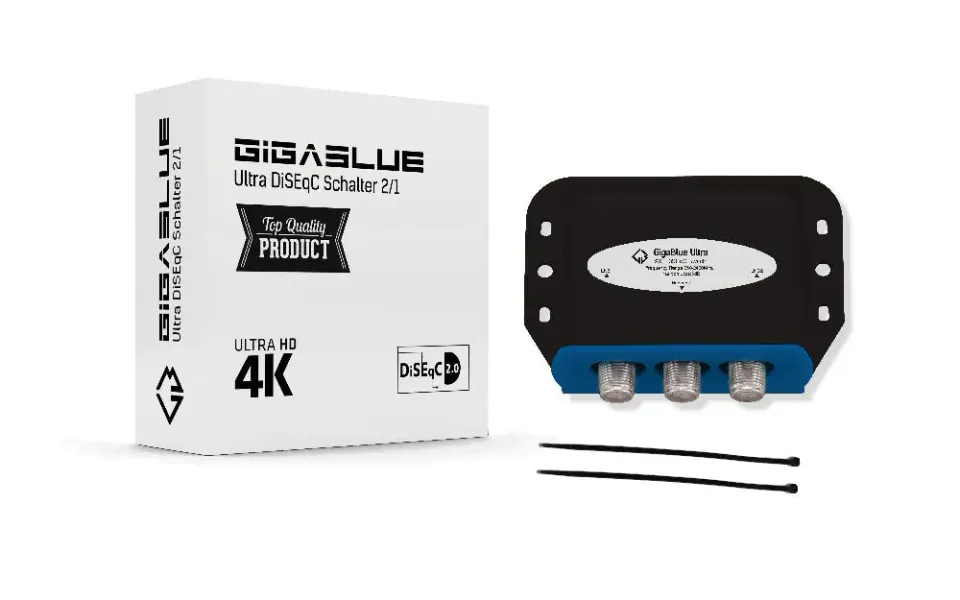 GigaBlue Ultra switch DiSEqC 2/1 4/1 8/1 esterno