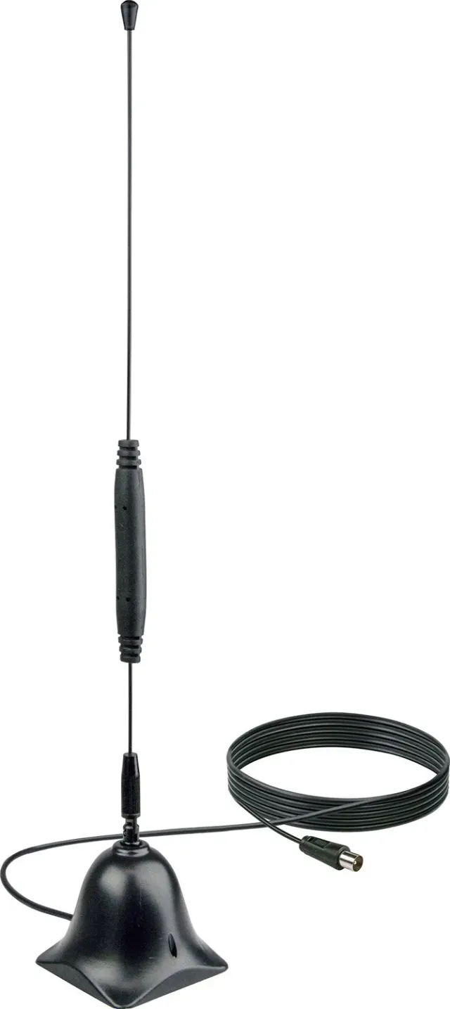 Schwaiger antenna interna attiva DVB-T2 HD 35 dB nera