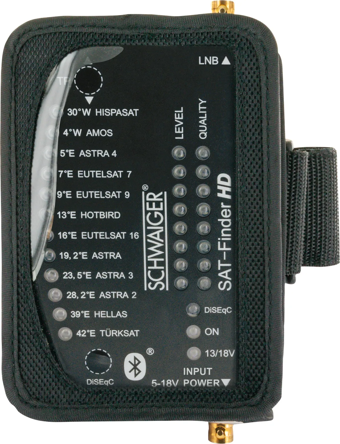 Schwaiger Sat Finder HD misuratore segnale in valigia