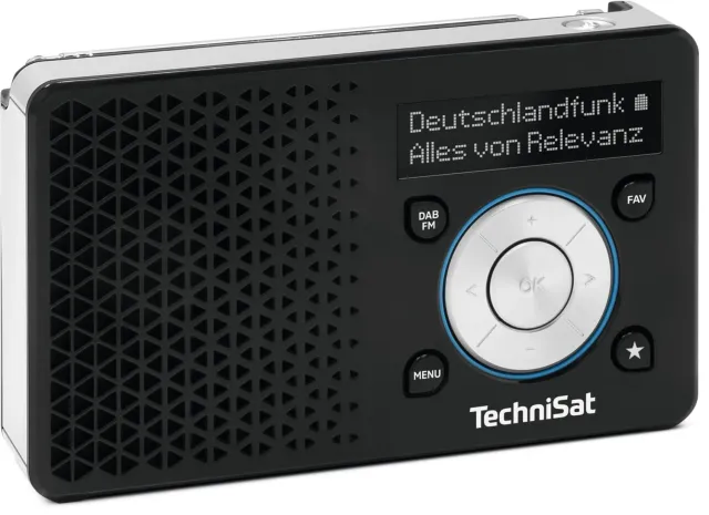 TechniSat DigitRadio 1A radio portatile DAB+ nera ASA