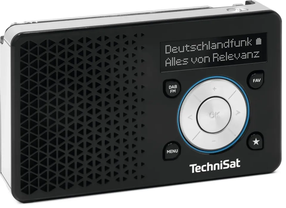 TechniSat DigitRadio 1A radio portatile DAB+ nera ASA
