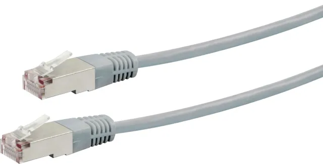 SCHWAIGER Cavo di rete CAT 5 F/UTP 15 m grigio