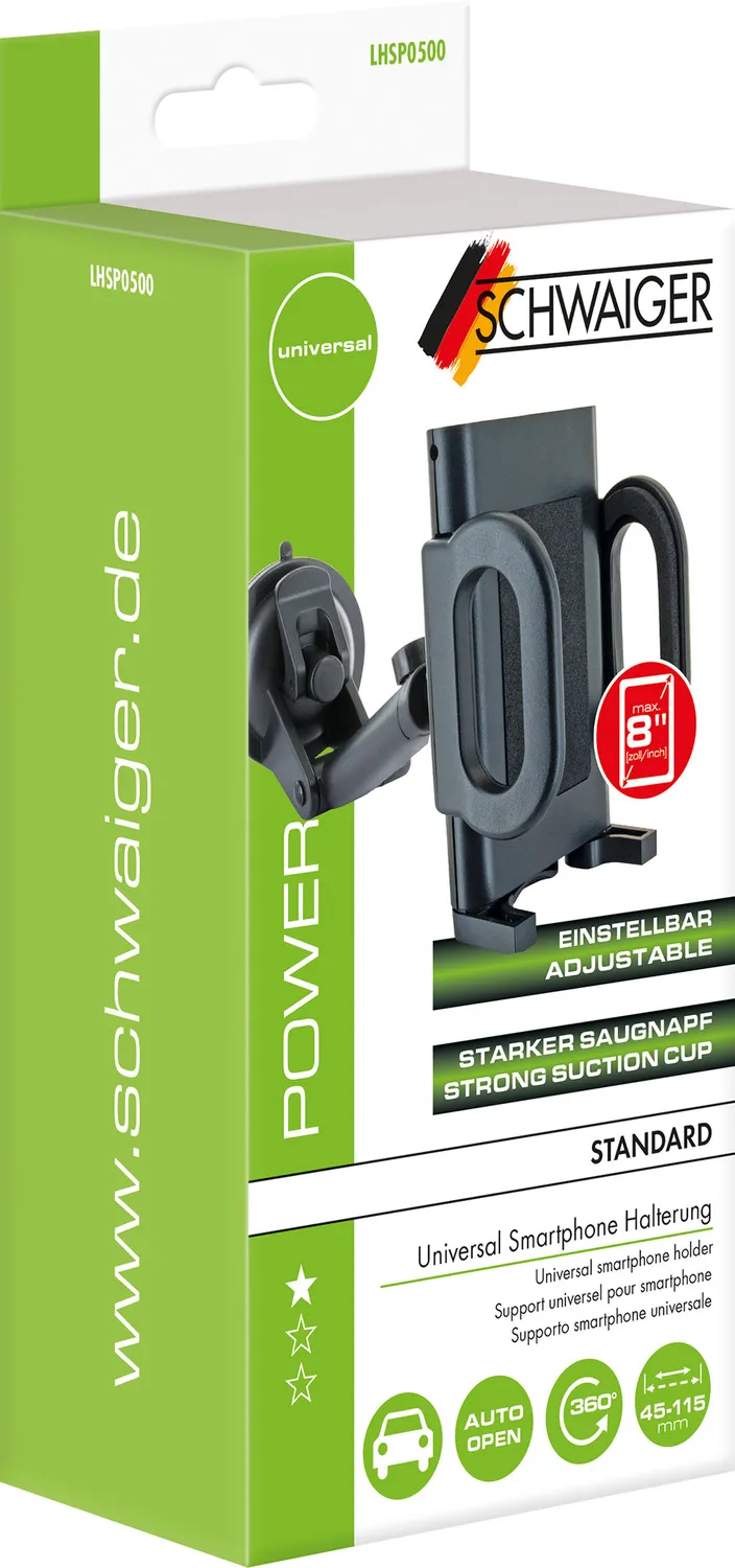 SCHWAIGER Supporto Smartphone Auto Parabrezza