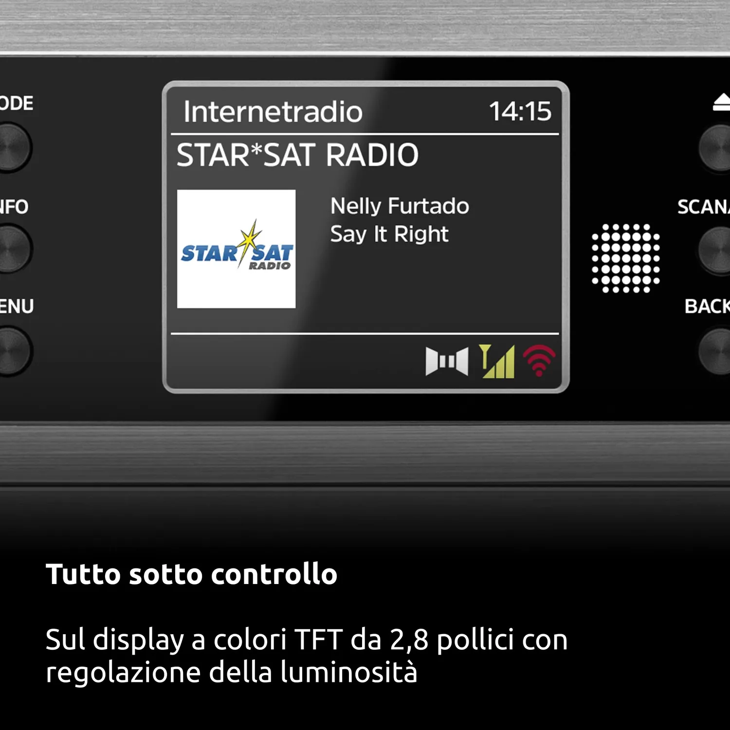 TechniSat Viola 710 CD IR Micro Hi-Fi Stereo DAB+ Argento