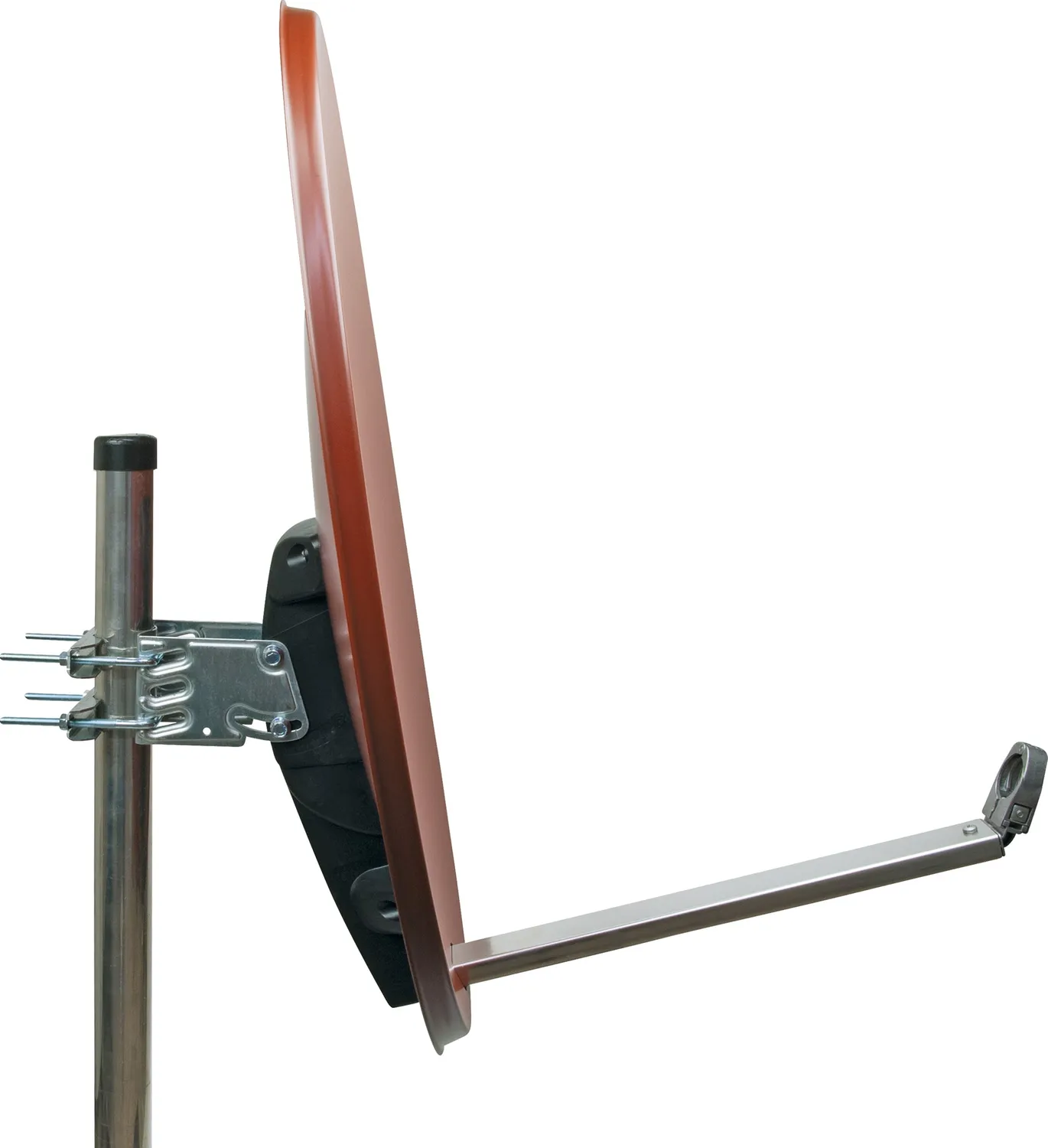 Schwaiger Parabola Satellitare 80 cm Rossa Alluminio