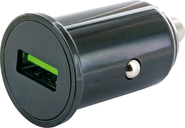 Schwaiger caricabatterie auto USB-A Quick Charge 3.0 nero