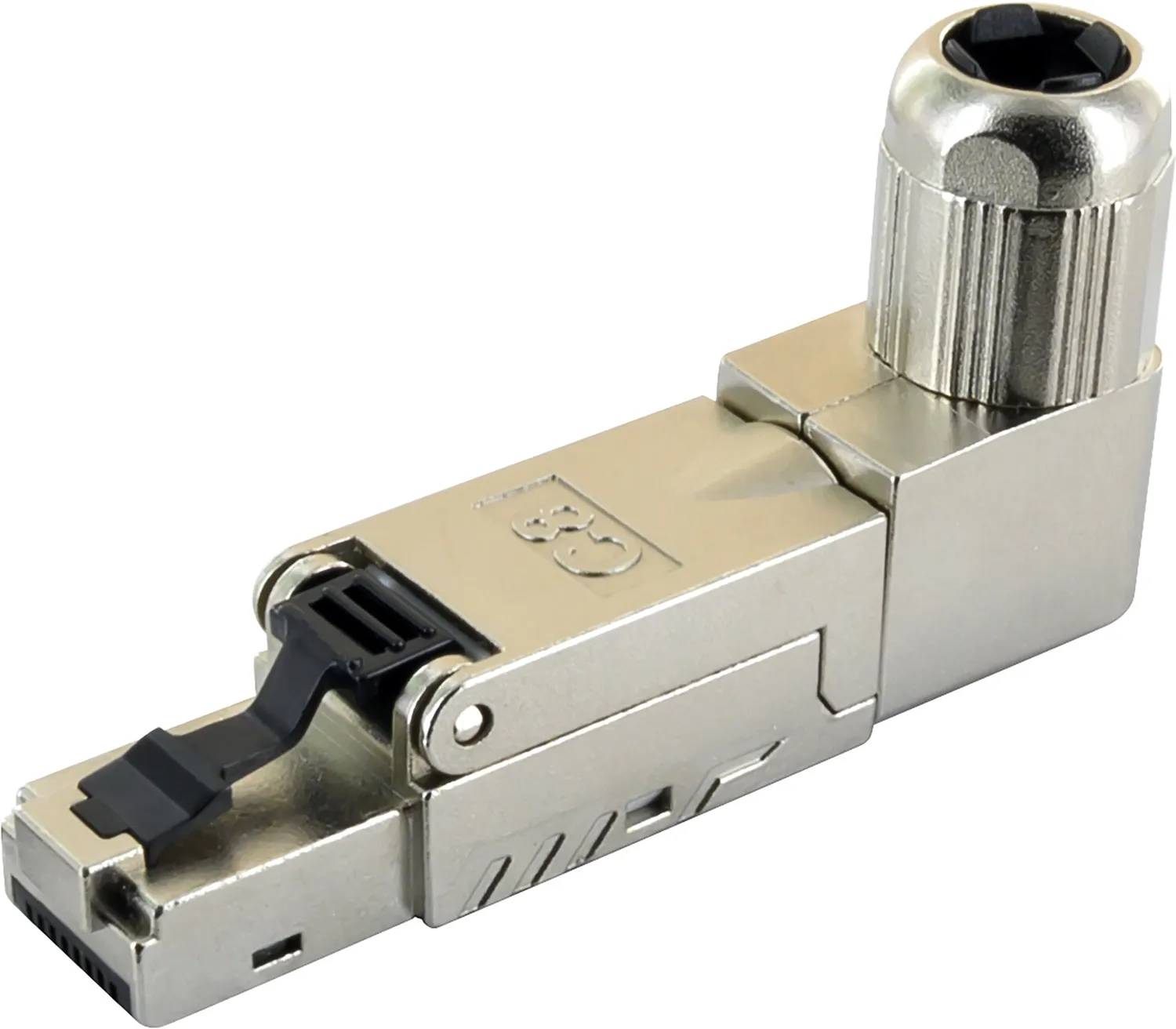 Schwaiger Connettore Rete CAT 8.1 Angolare RJ45