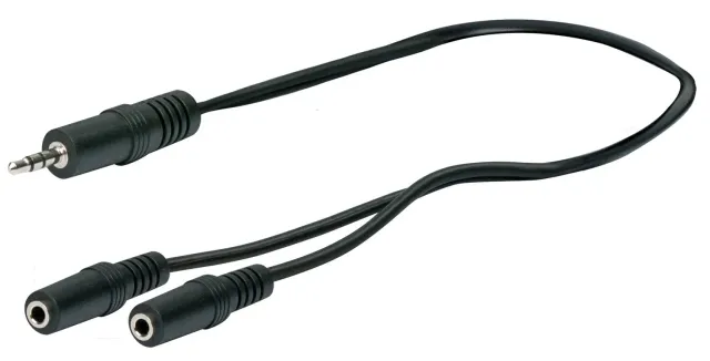 Schwaiger Cavo Adattatore Audio Y Sdoppiatore Jack