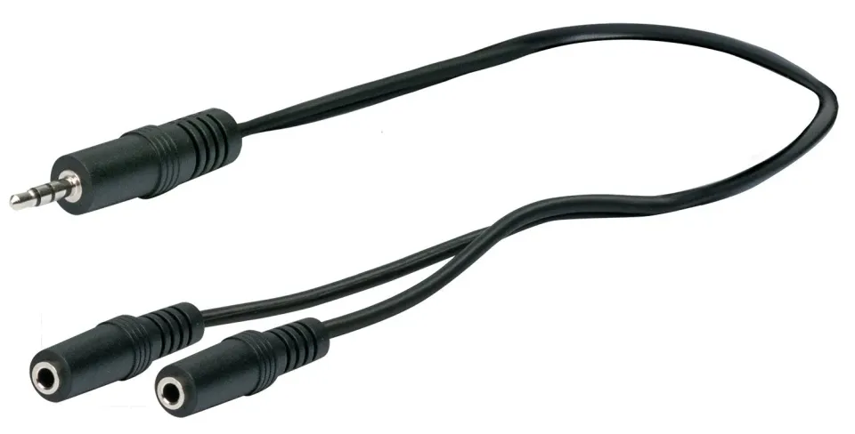 Schwaiger Cavo Adattatore Audio Y Sdoppiatore Jack