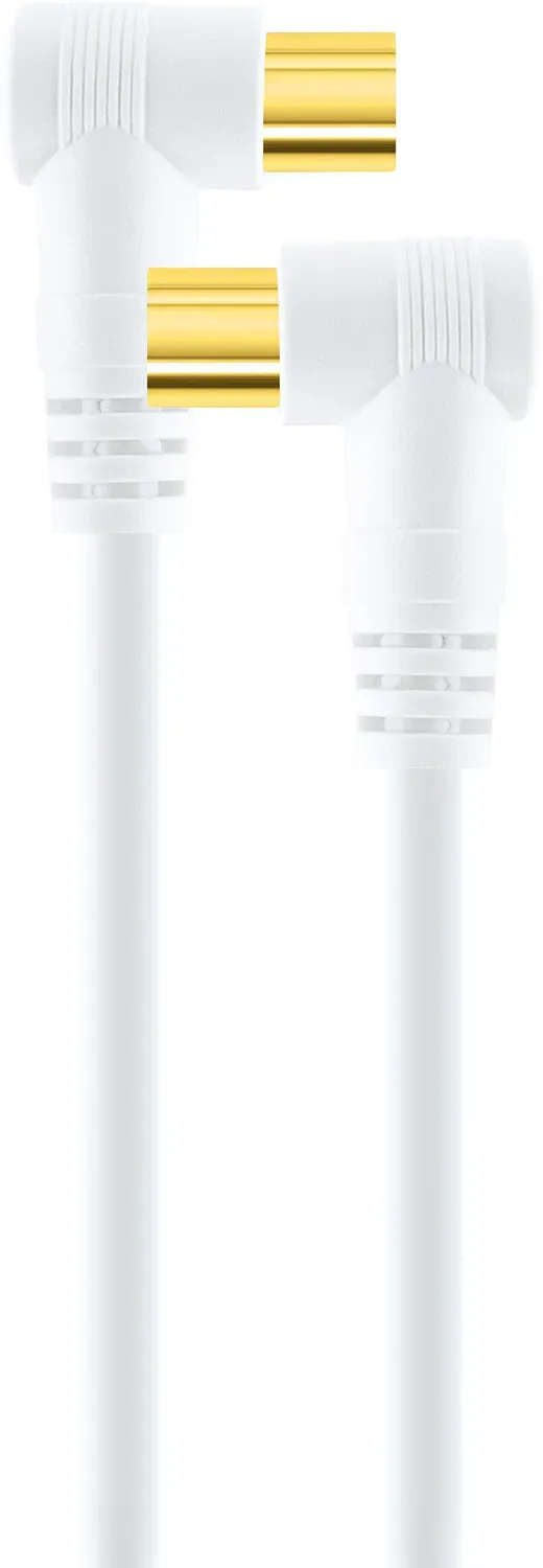 Schwaiger cavo antenna TV IEC 1,5 m bianco 90 dB