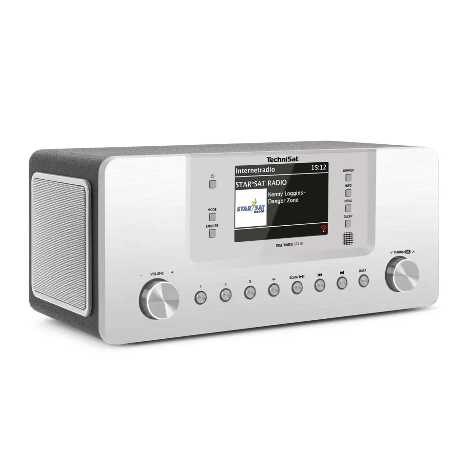 Technisat DigitRadio 574 IR radio internet DAB+ argento