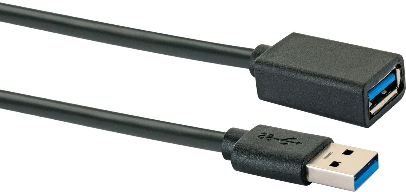 Schwaiger cavo prolunga USB 3.0 3 m nero 5 Gbit/s