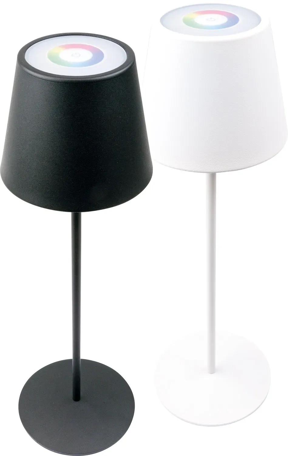 SCHWAIGER Lampada Tavolo RGB LED Touch Nera IP44 200Lm