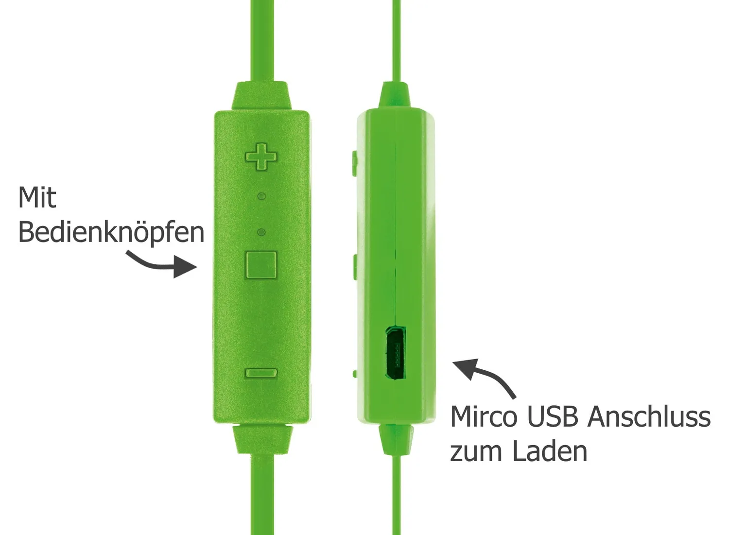 Schwaiger cuffie in-ear Bluetooth con magnete verdi