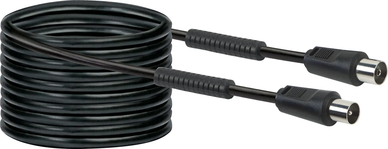 Schwaiger cavo antenna IEC 5 m nero 90 dB