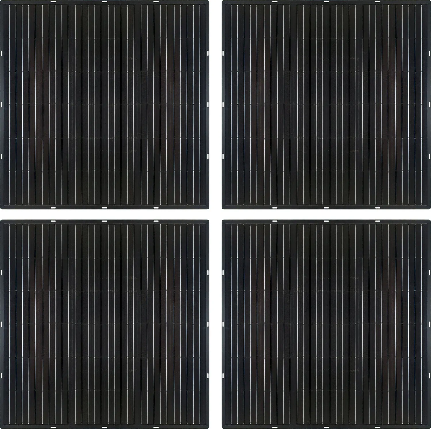 Schwaiger Slim-Line Modulo Solare Set 4 pezzi con inverter