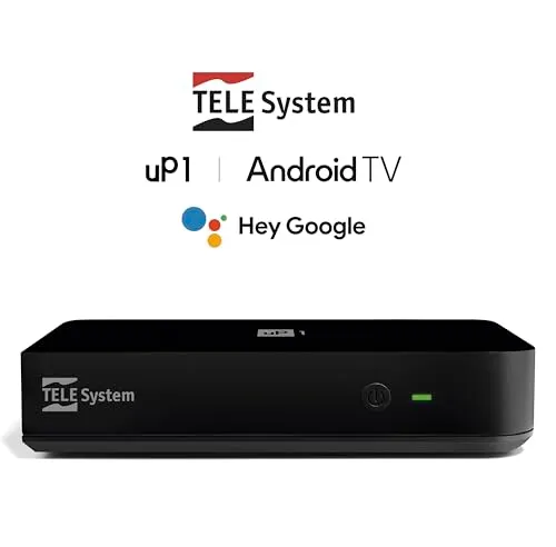Tele System UP1 Decoder Digitale Terrestre 4K Android TV