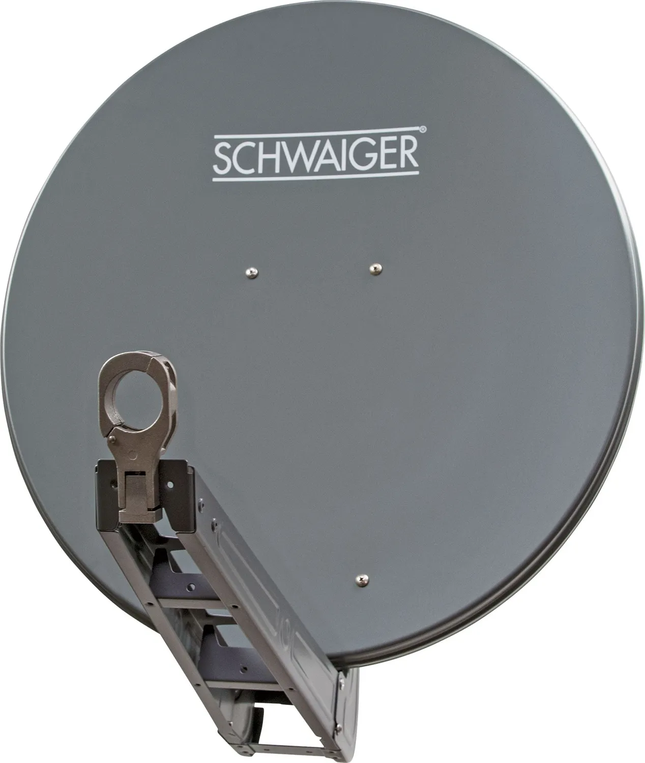 Schwaiger parabola satellitare offset alluminio 75 cm antracite