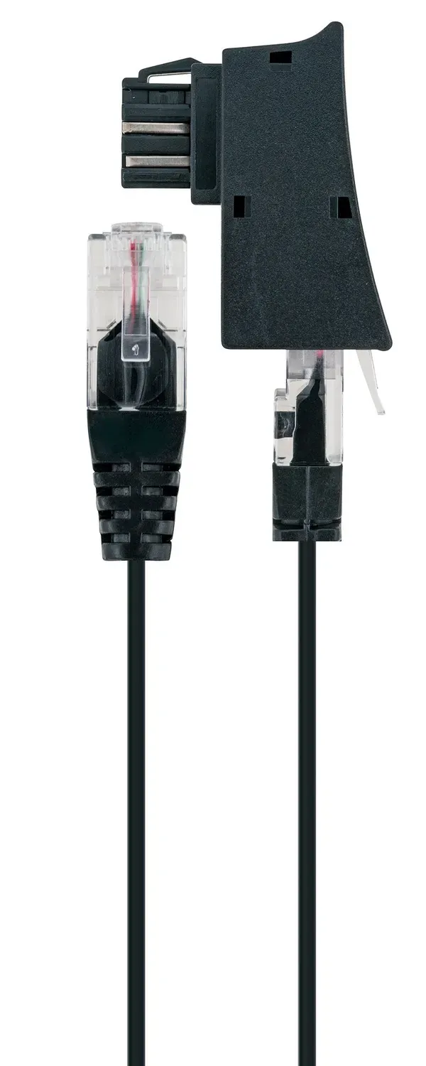 Schwaiger Cavo DSL Modem 3 m nero con adattatore TAE-F