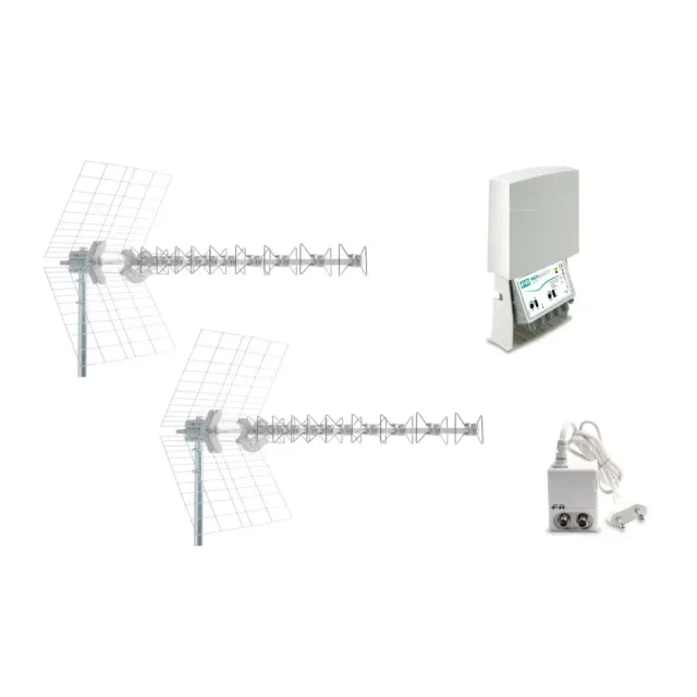 Fracarro KIT 3 EVO T2 kit antenna TV digitale