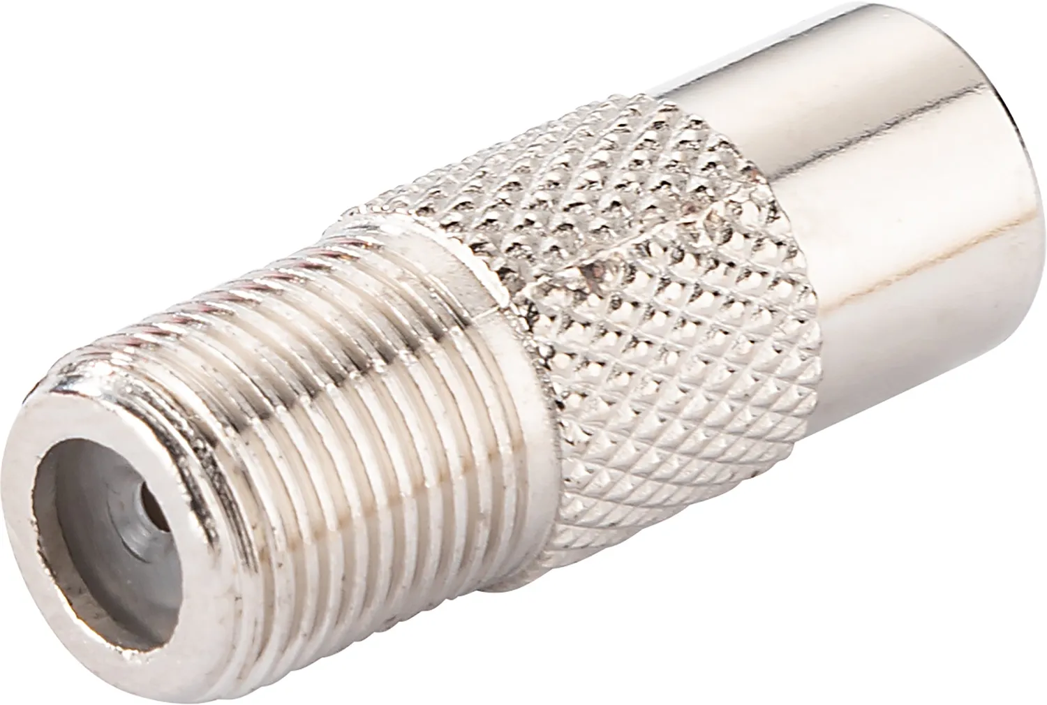 SCHWAIGER Adattatore IEC Maschio - F Femmina Argento