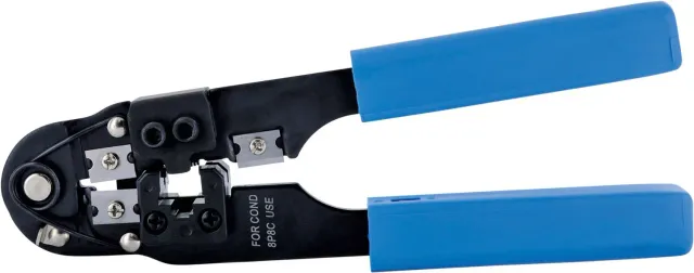 SCHWAIGER Pinza Crimpatrice RJ45 Cavi Rete e Telefono