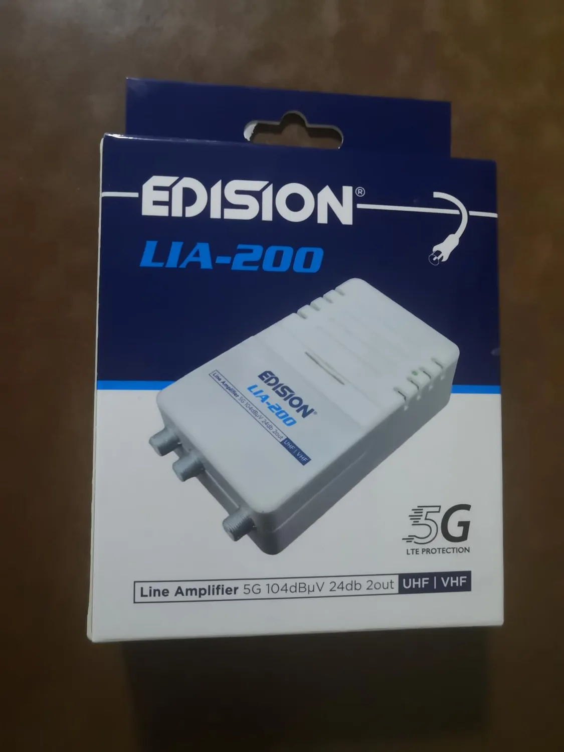 Edision LIA-200 Amplificatore Antenna 2 Uscite Filtro 5G