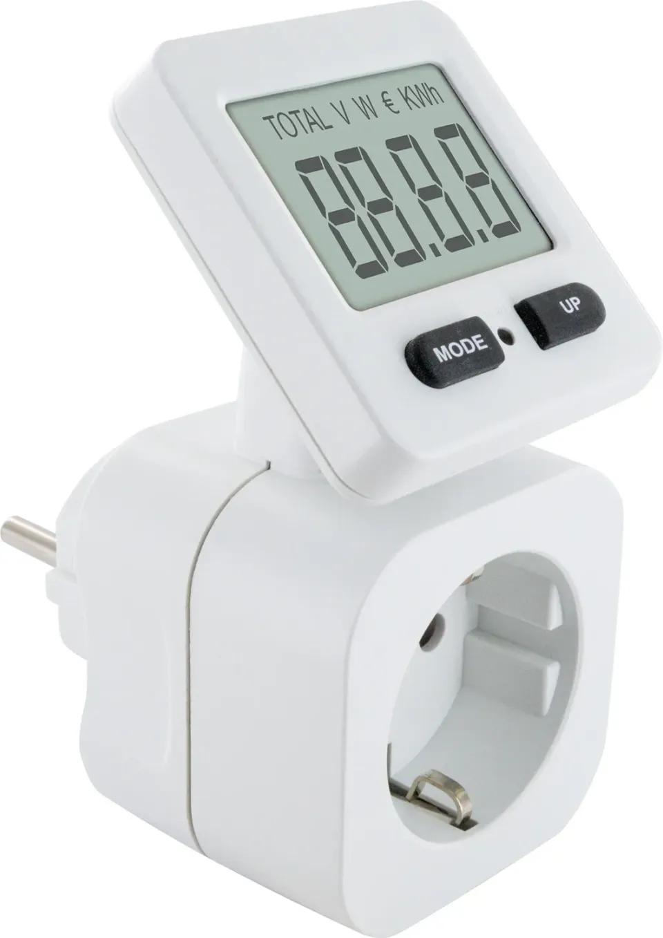 Schwaiger Misuratore Energia da Presa Display Girevole 3680W