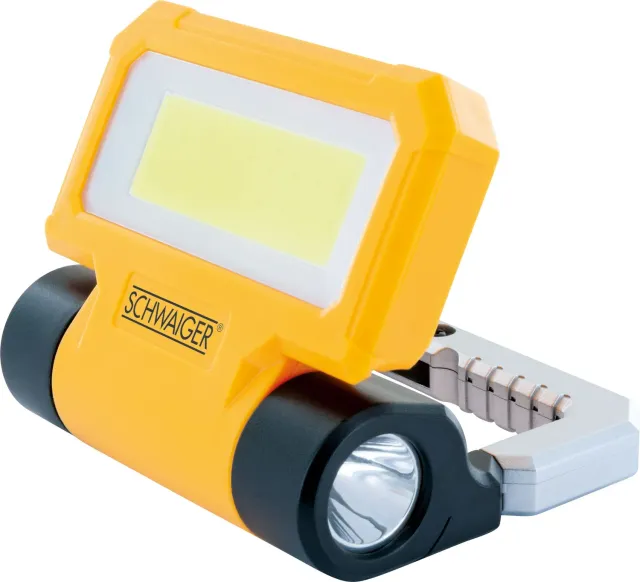 Schwaiger Lampada Lavoro LED 2in1 ricaricabile 300lm