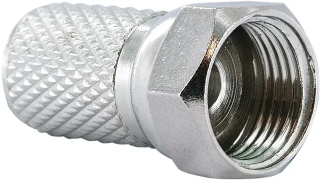 Schwaiger Connettore F a Vite 7 mm per Cavo Coassiale