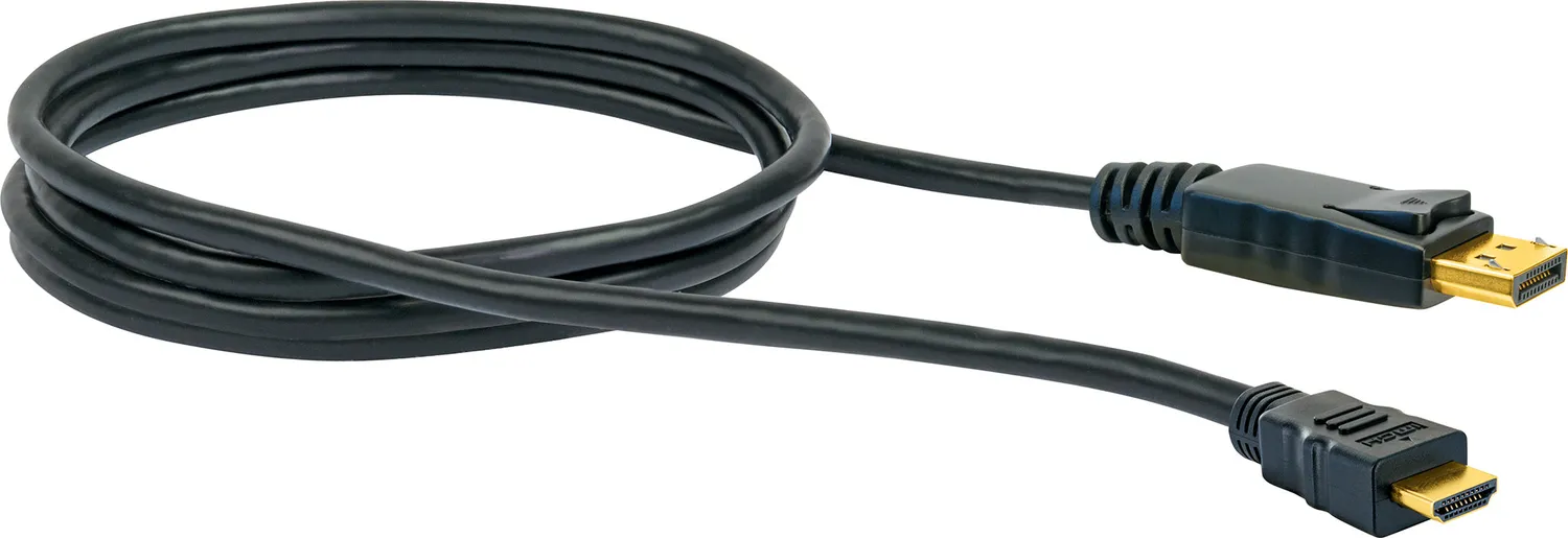 SCHWAIGER Cavo DisplayPort HDMI 2m Nero 4K