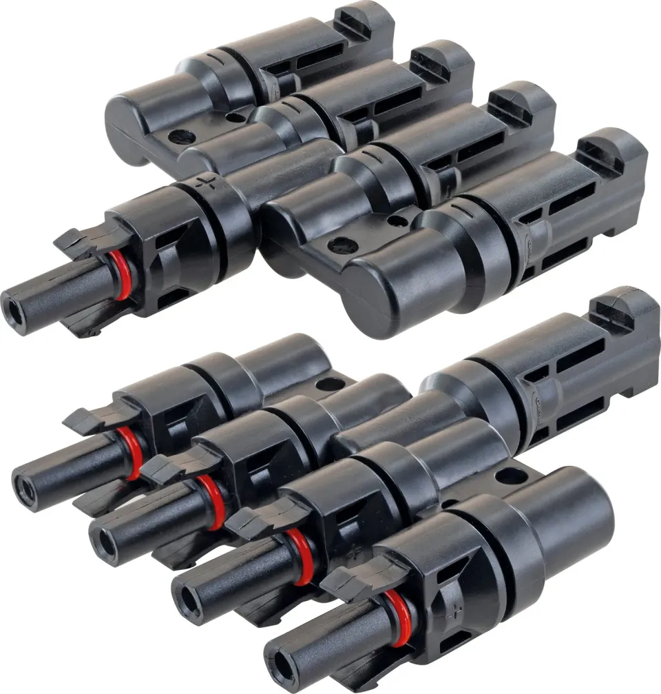 Schwaiger Adattatore Solare 4in1 IP67 Nero 2 Pezzi