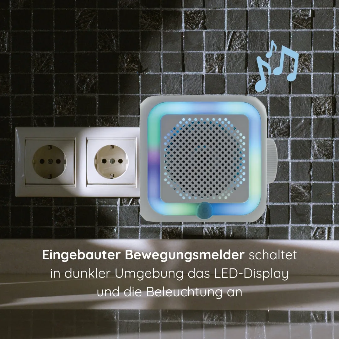 Schwaiger RAFM0100 Radio da presa Bluetooth bianca