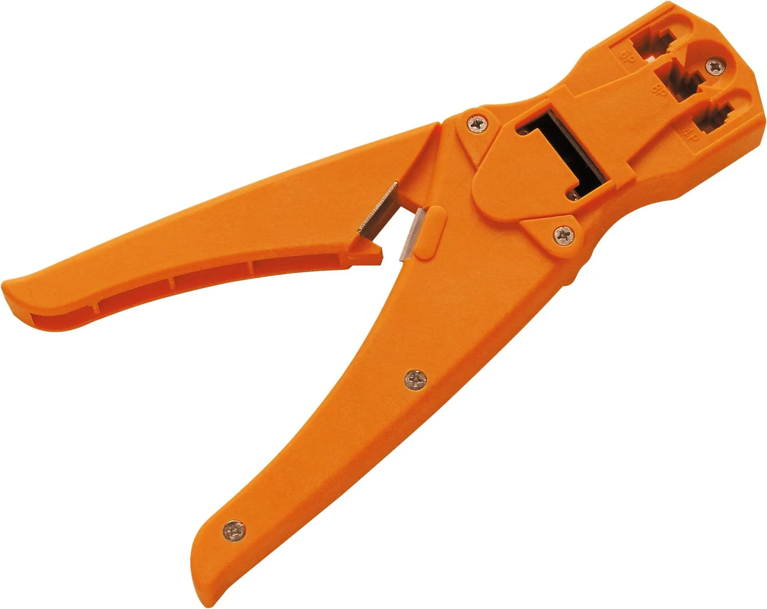 SCHWAIGER Pinza crimpatrice RJ45 RJ11 cavi tondi e piatti