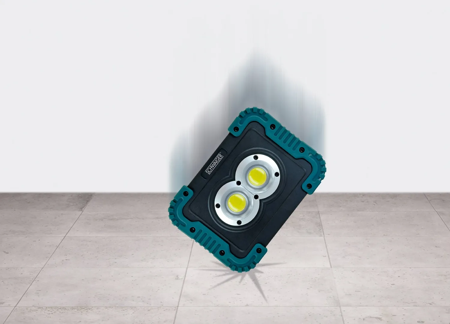 SCHWAIGER Faro LED Multifunzione COB 800 lm a Batteria IPX4