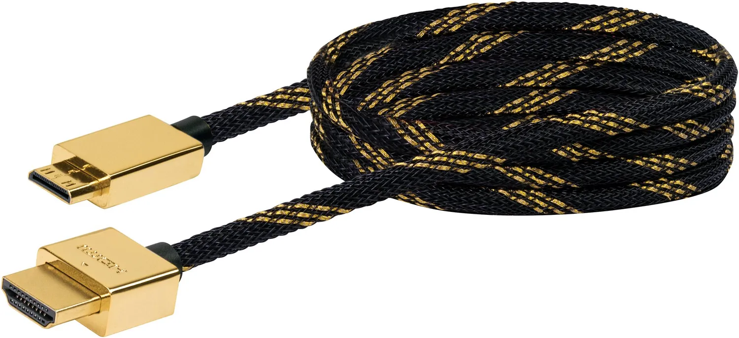 SCHWAIGER SLIMLINE cavo HDMI-mini HDMI 1,5 m 18 Gbps