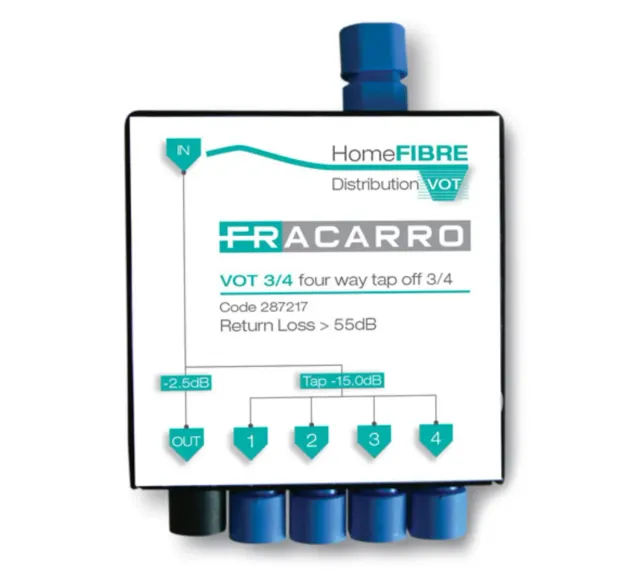 Fracarro VOT3/4 splitter ottico miniaturizzato indoor FTTH