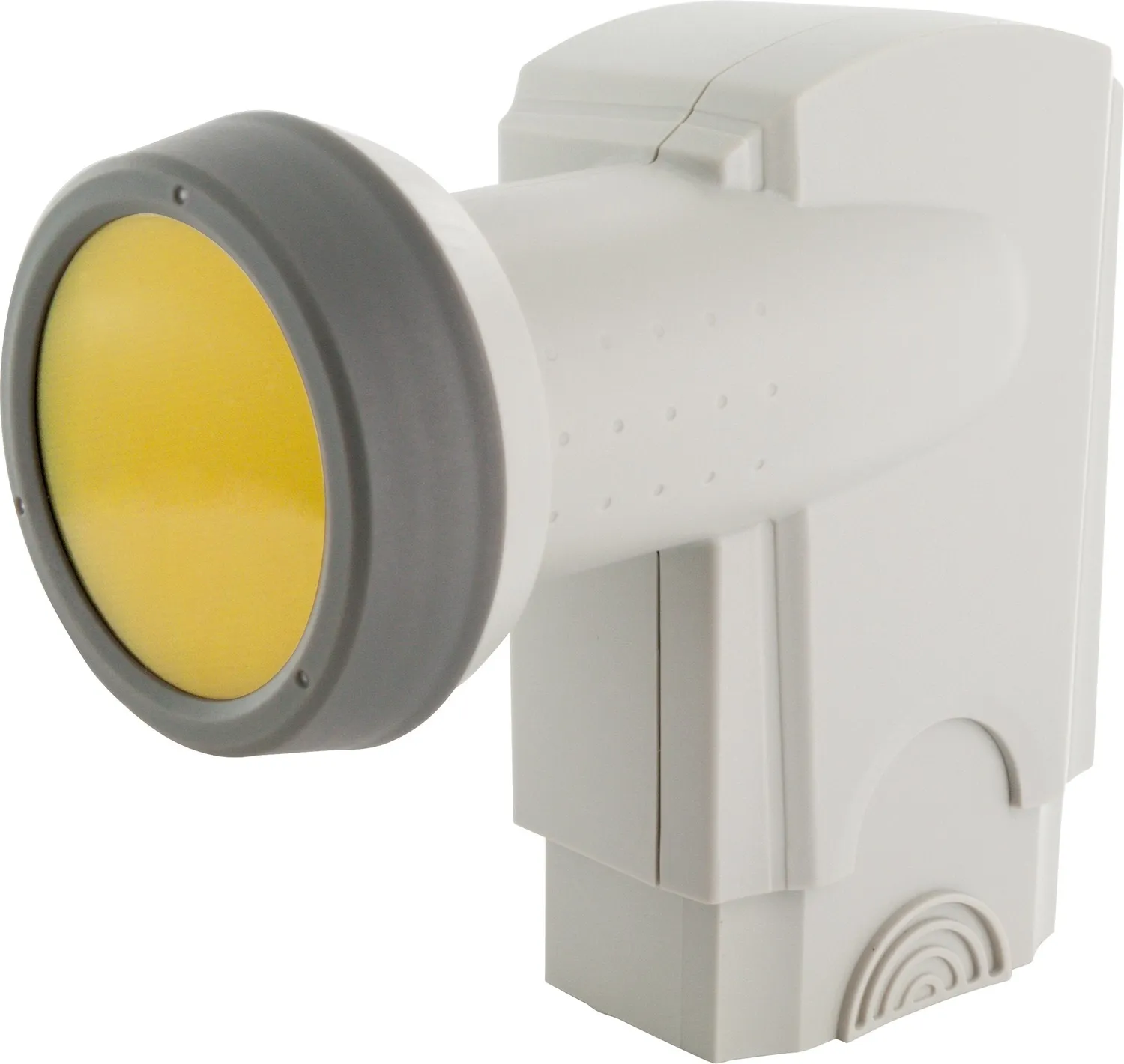 Schwaiger Quad LNB Sun Protect illuminatore 4 uscite grigio