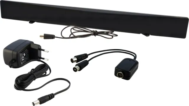 Schwaiger Antenna Interna Amplificata DVB-T2 DAB+ Nera