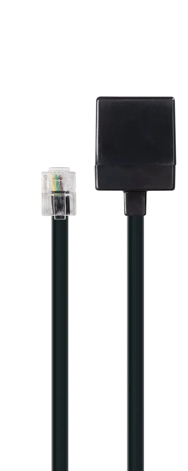 Schwaiger prolunga telefonica RJ11 10 m nera