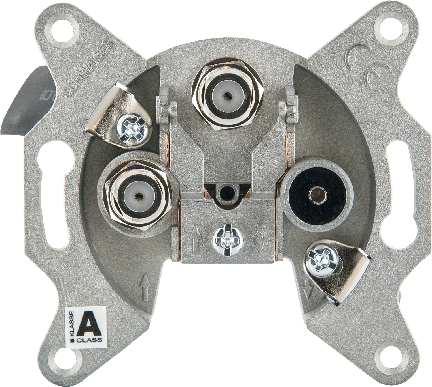 Schwaiger Presa Antenna SAT Twin 2 dB Argento