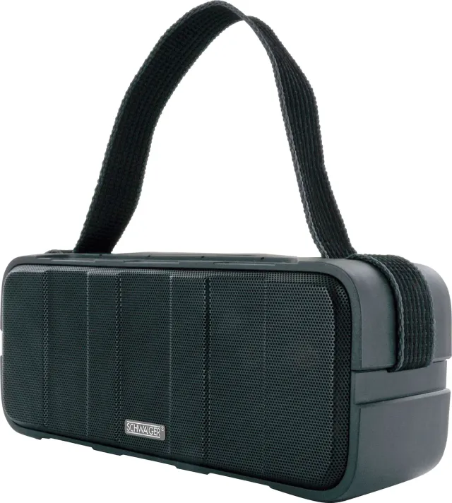 SCHWAIGER Speaker Bluetooth IPX5 TWS 2x15W Nero