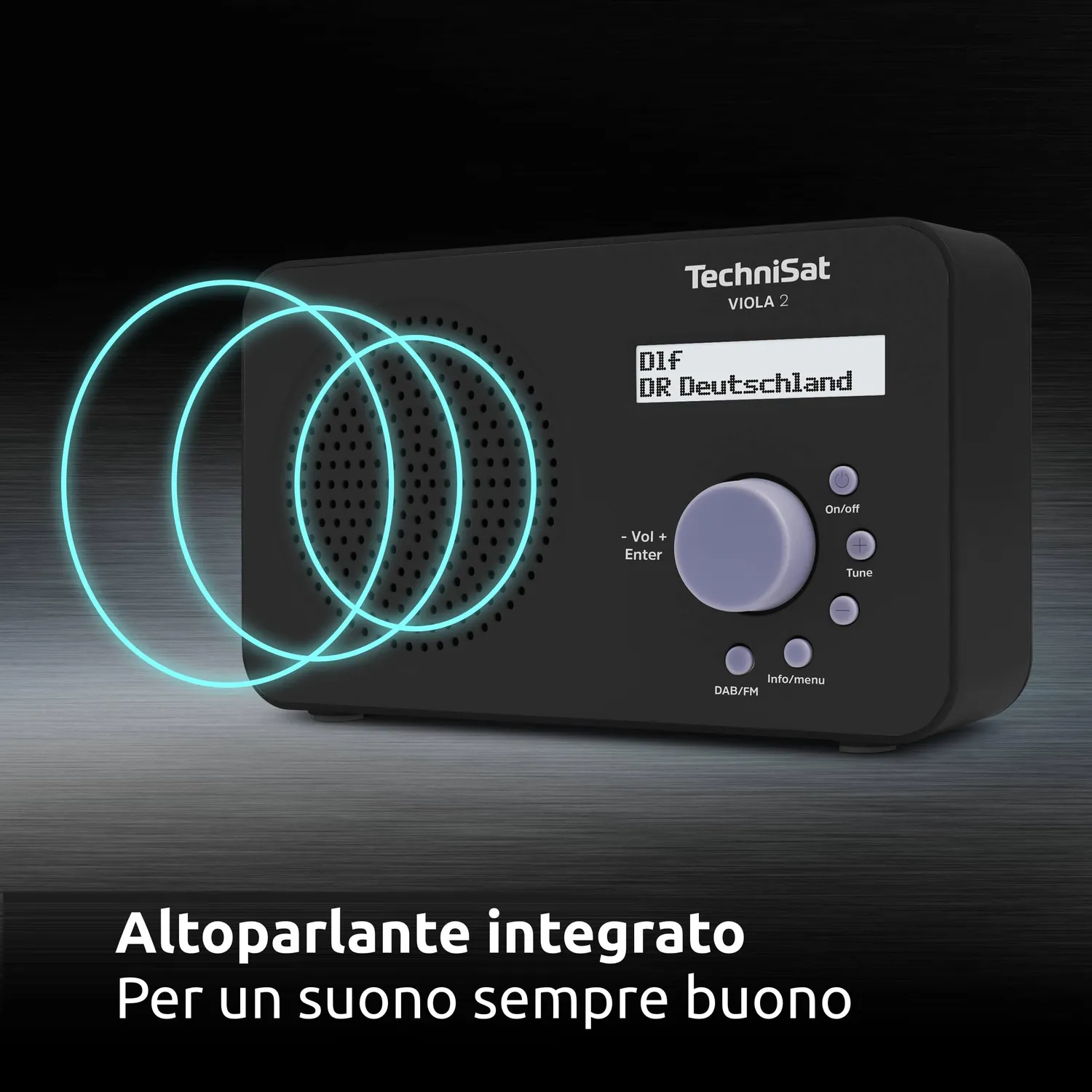 TechniSat VIOLA 2 radio portatile a batterie mono