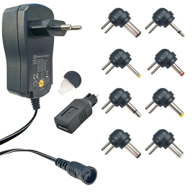 Schwaiger Alimentatore Universale 2250 mA 9 Adattatori