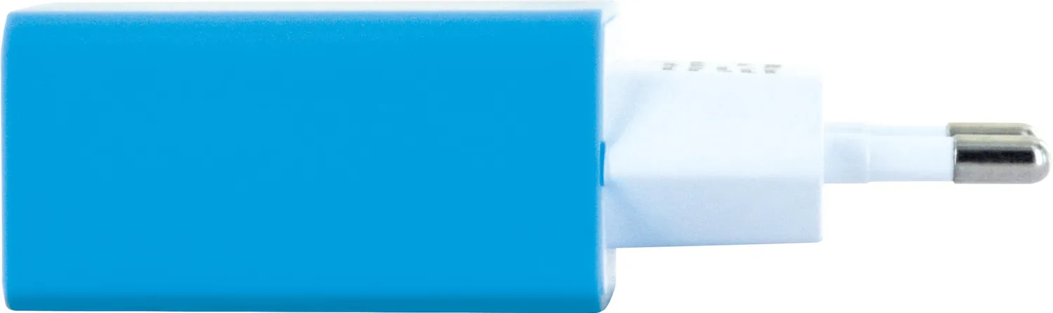 SCHWAIGER Caricabatterie USB 230V 2,1A bianco blu rosa